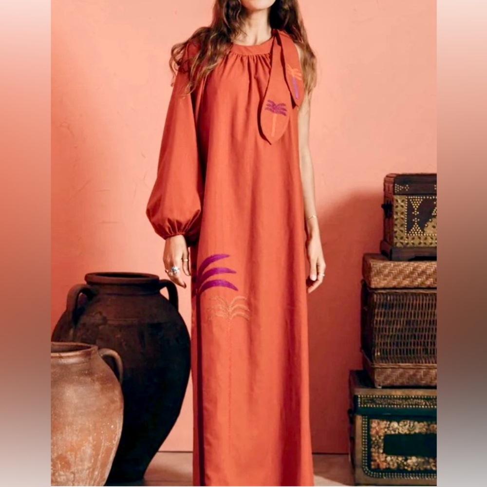 Mi Golondrina Palm Resort Dress